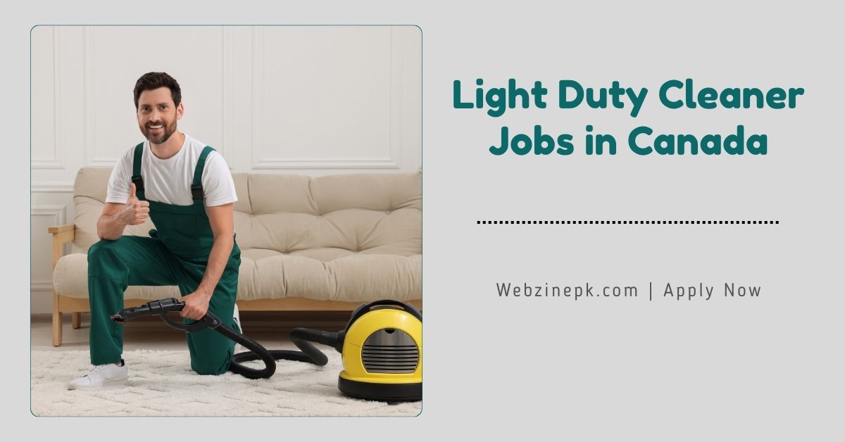 Light Duty Cleaner Jobs in Canada